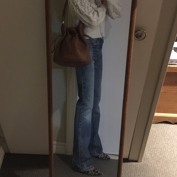 Leather Bucket Bag - Picture 5 of 6